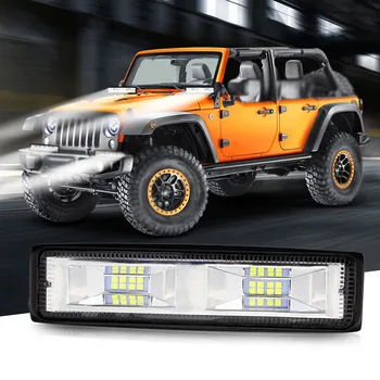 

4800LM Car working light 16LED 6000K 9-32V DC Flood Beam Bar Replacement