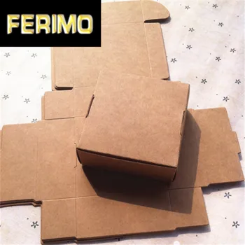 

5pcs 14 sizes Mini Kraft Paper Box,Small Craft Gift Box for Packaging,Cardboard Handmade Soap Box,Wedding Party Candy Boxes