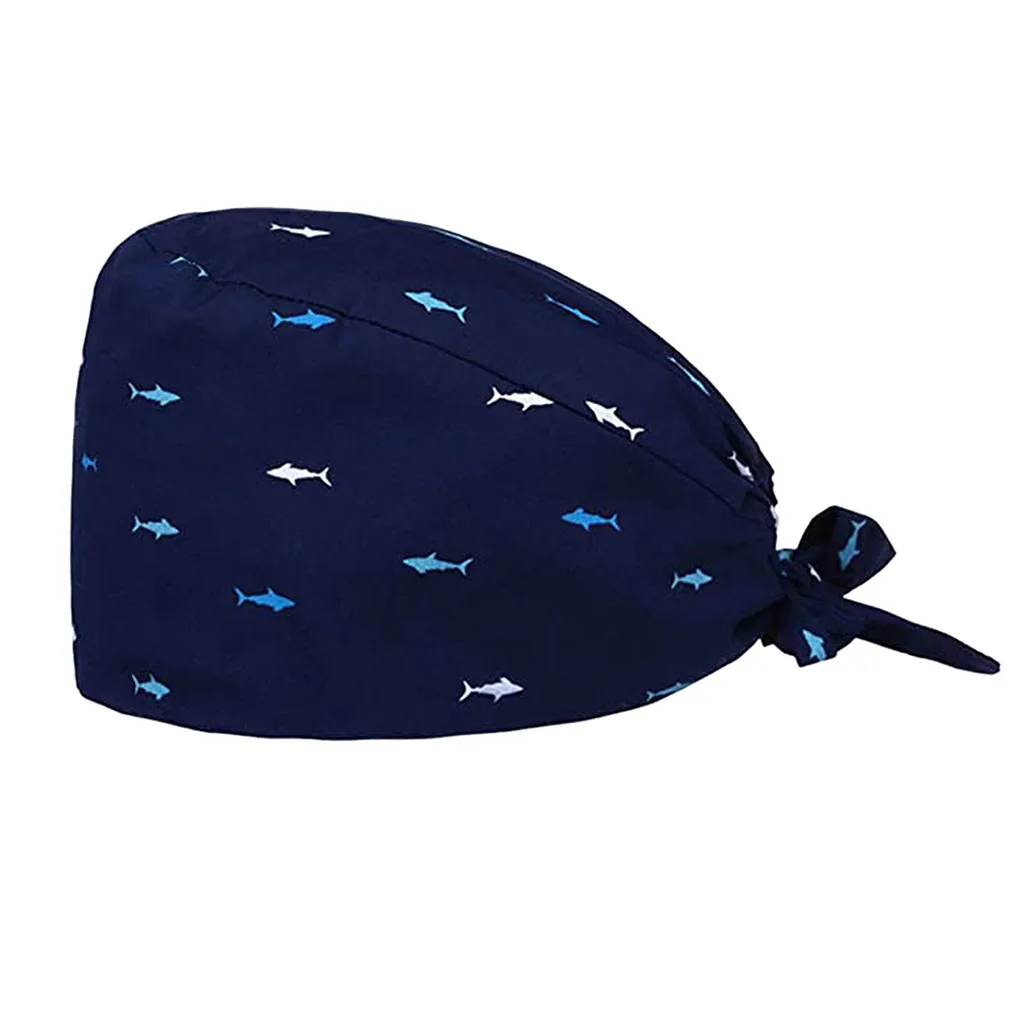 Scrub-caps Fish Pattern Cute Hat 