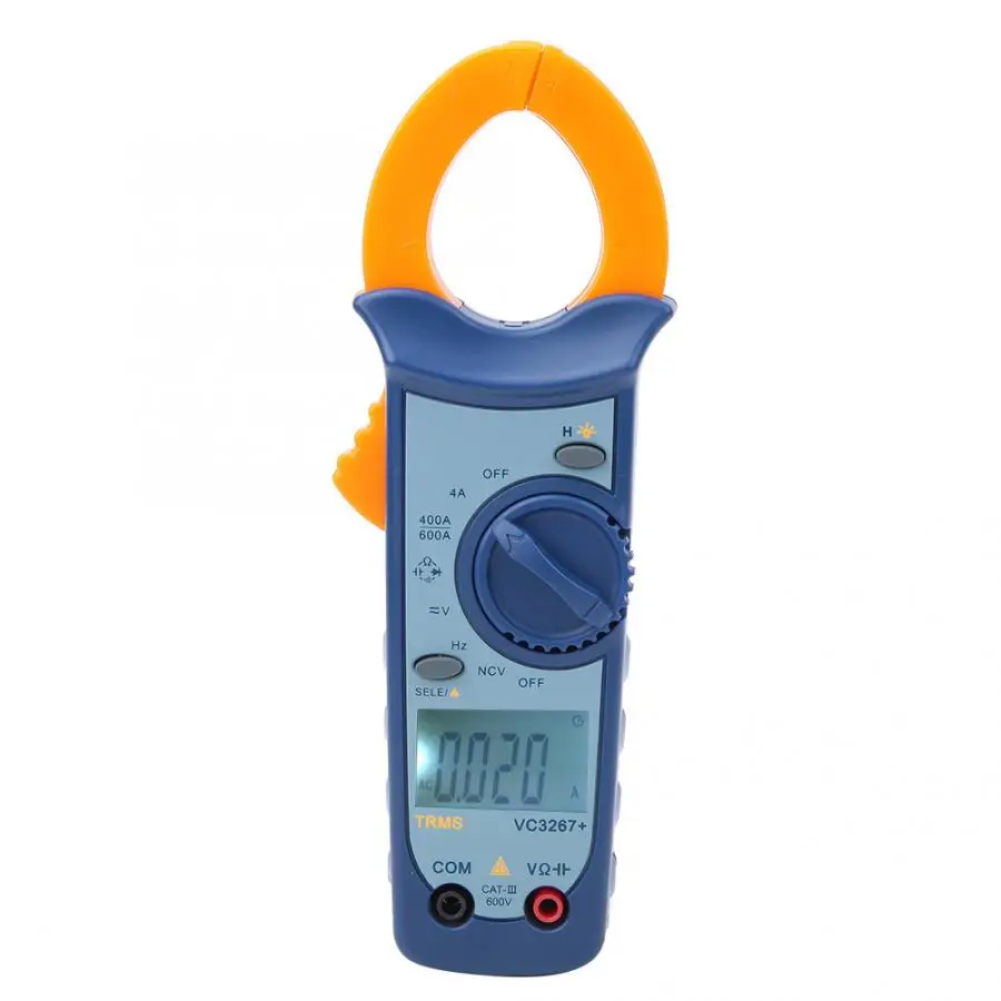VC3267+ Многофункциональный 3999 Автоматический диапазон цифровой клещи AC DC мультиметр зажим мультиметр