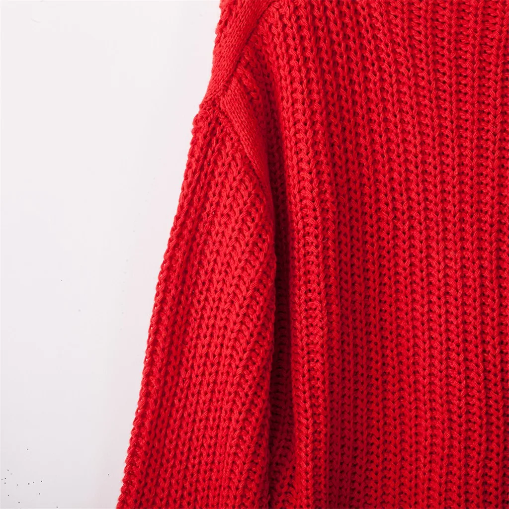 SAGACE женский свитер, очаровательный сексуальный вязаный свитер с высоким воротом, пуловер, одежда высокого качества, повседневный женский свитер с рукавами-фонариками