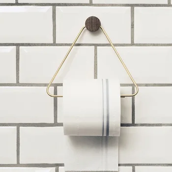 

Shelf Over Door Storage Rack Towel Simple Triangle Decorative Paper Holder Wall Hardware Home Toilet Kitchen Metal Nordic Roll