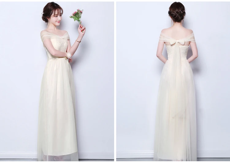 Sleeveless V-neck Burgundy Bridesmaid Dresses Elegant A-Line Long Dress for Wedding Party Club Sexy Prom Dress Champagne Vestido