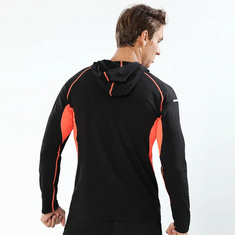 Мужская куртка для бега спортивное пальто фитнес длинный рукав с капюшоном плотные толстовки тонкие походные свитера с капюшоном спортивные костюмы мужские куртки