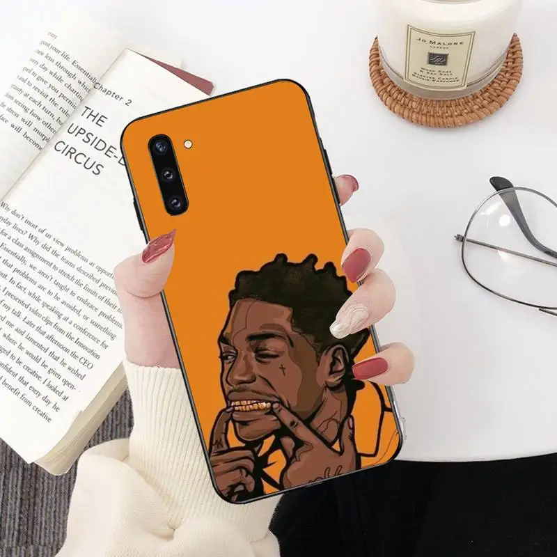 CUTEWANAN Kodak Black Rapper Cover Black Soft Shell Phone Case For Samsung Galaxy J7 J8 J6 Plus 2018 Prime Note 7 8 9 10 pro