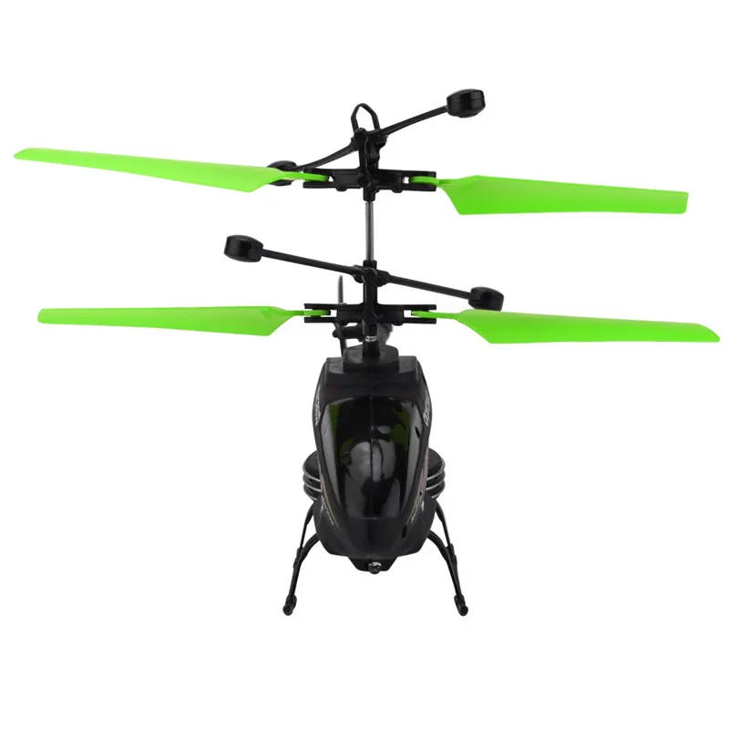 Mini RC Infraed Induction Helicopter Aircraft Flashing Light Toys mini drone Christmas Gift #4D20 (19)