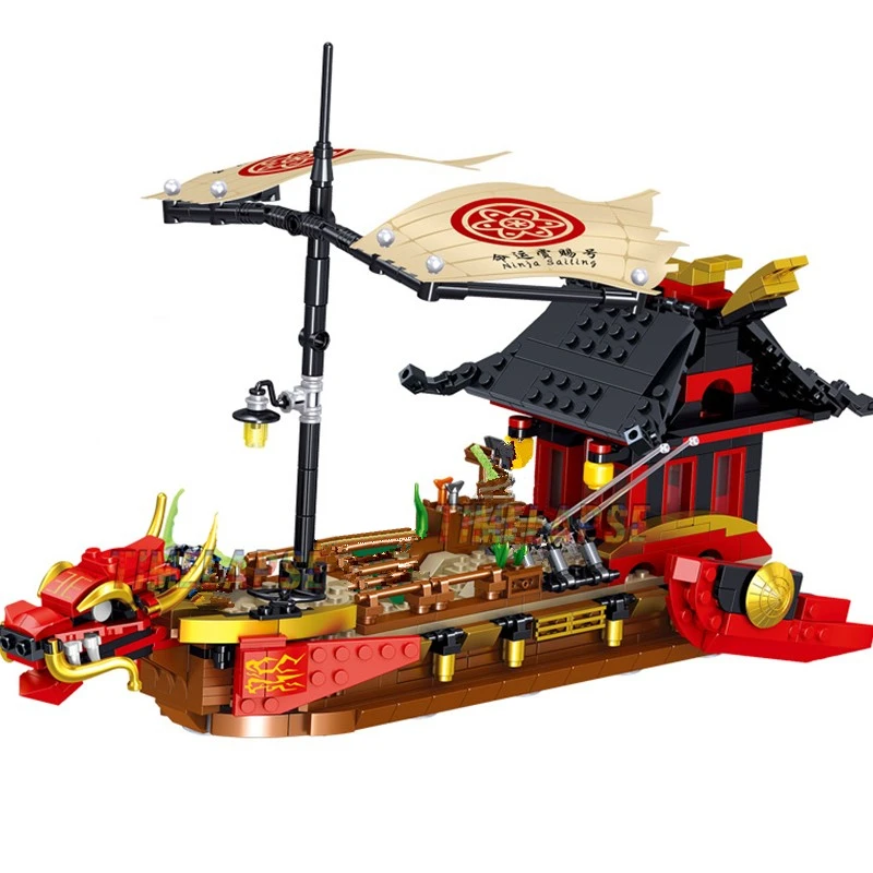 Летающий Корабль Мастера Ву Лего Купить