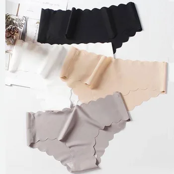 

Okwish Seamless Panty Underwear Women Comfort Intimates Fashion Female Low-Rise Briefs 4 Colors Ladies Lingerie