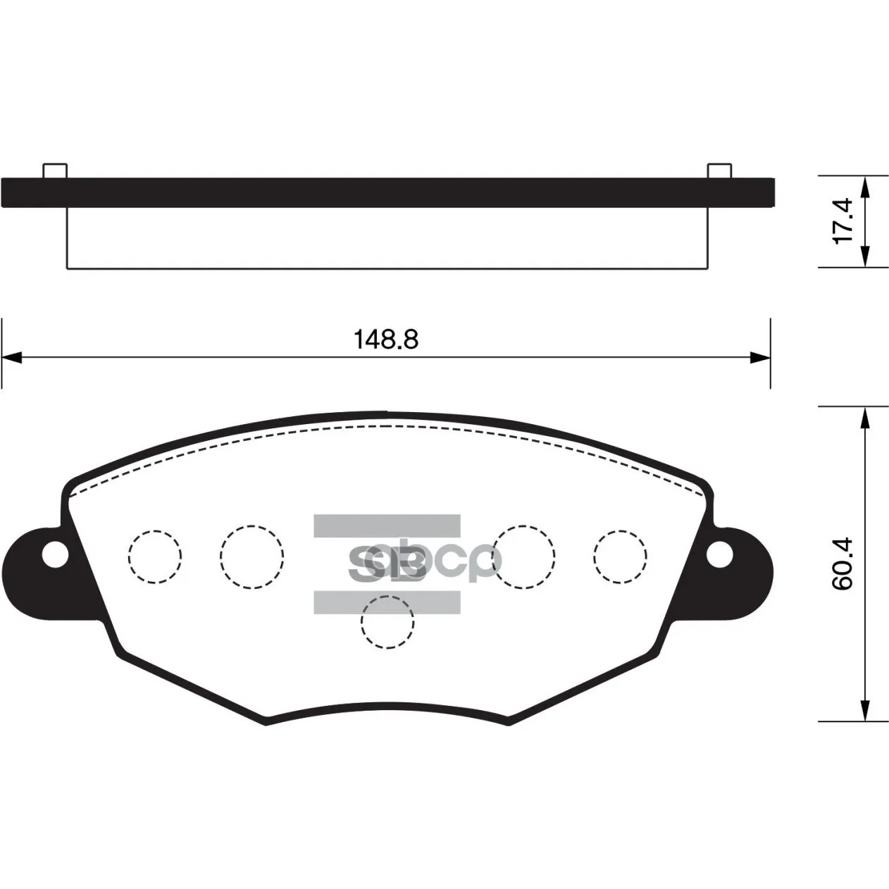 Колодки Тормозные Ford Mondeo 0007/Jaguar X-Type 01 Передние Sangsin Brake Sp2030 Sangsin brake арт. SP2030