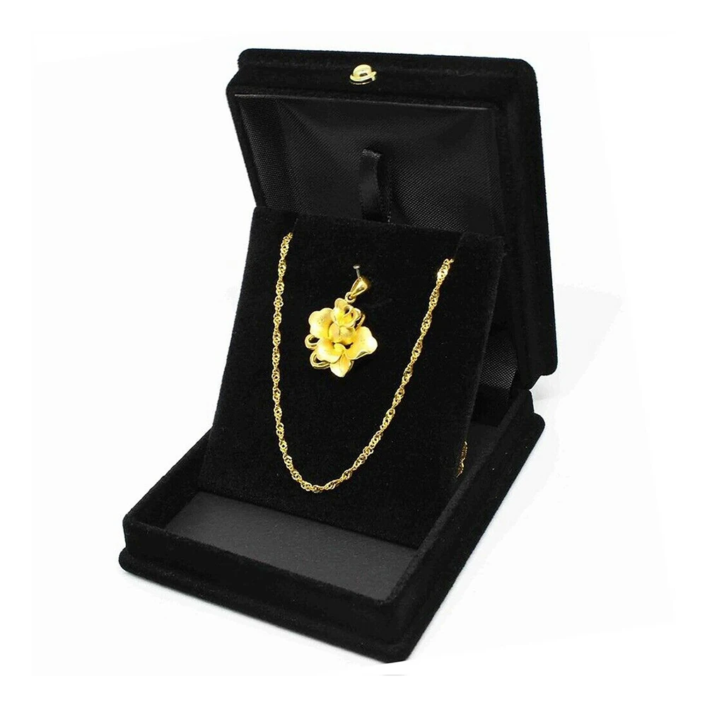 Роскошная женская коробка для ожерелья, Высококачественная подарочная коробка для ювелирных изделий, держатель для свадебного кольца, бархатное ожерелье, подвеска, ювелирная коробка, чехол