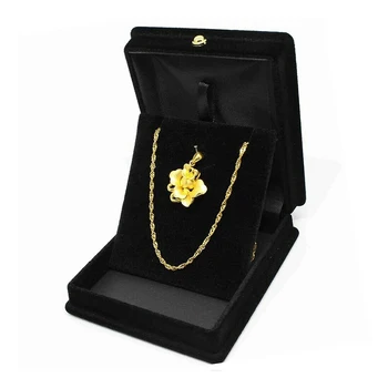 

Women Luxury Necklace Box High-grade Jewelry Gift Box Wedding Ring Holder Velvet Necklace Pendant Jewelry Box Case