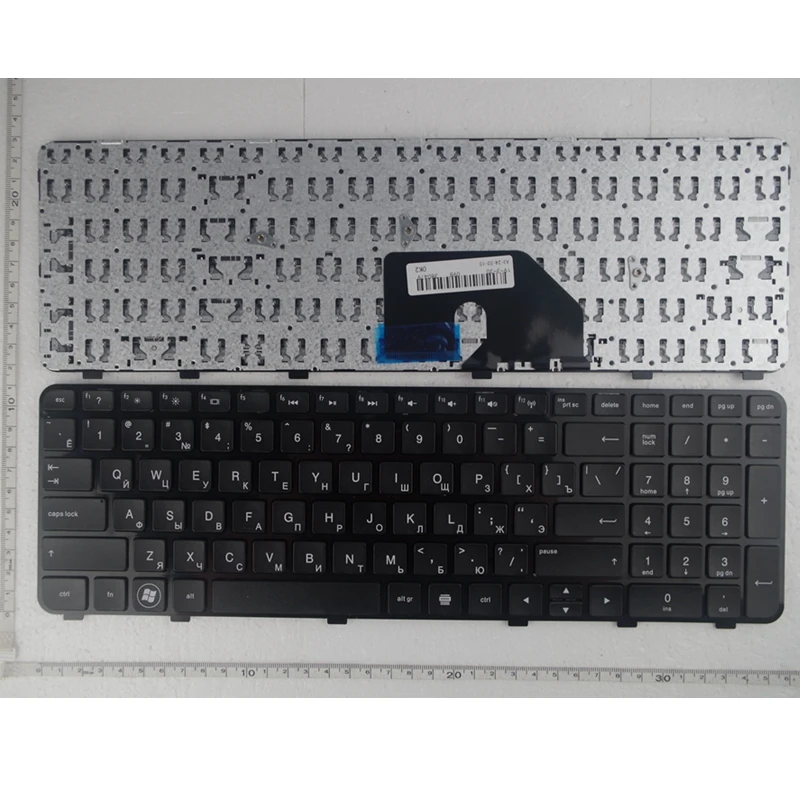 Teclado Notebook Russo para hp Pavilion Layout ru Dv66000 Dv6-6100 Dv6-6200 Dv6-6b00 Dv6-6c00 Dv6 - Imagem 2