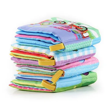 

Baby Shower Bath English Cartoon Animal Cloth Book Early Educational Games Toy Christmas Birthday Gifts for Kids Children HOT