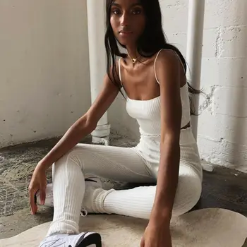 

Women Pencil Pants 2019 Autumn Ruffles Elegant White Black Slim Casual Female Stretch Trousers Skinny Ribbed Knitted Trousers