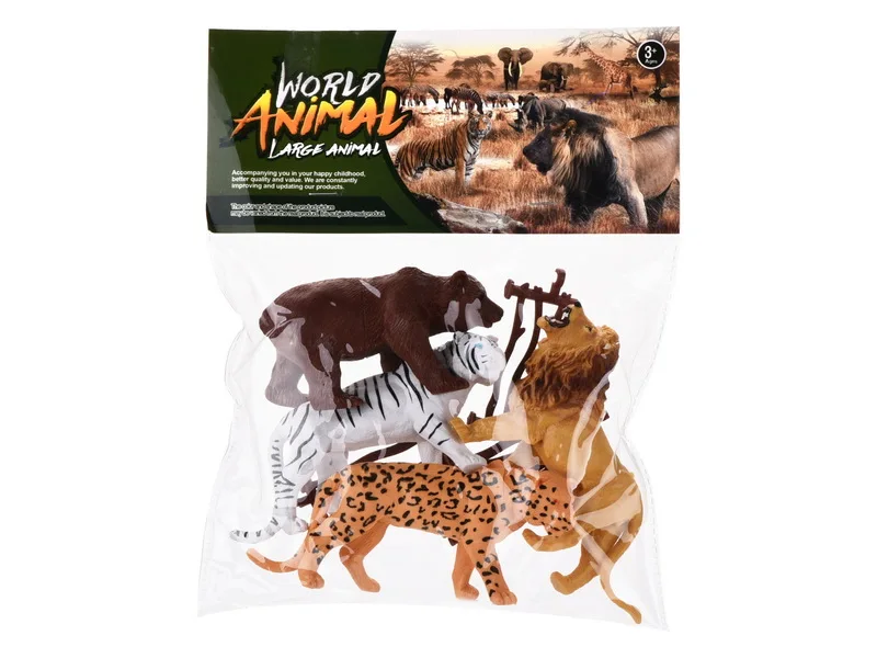 

Animal Model Children Early Education Toy Animals Wild Animal Tiger Brown Bear Lion Leopard Decoration
