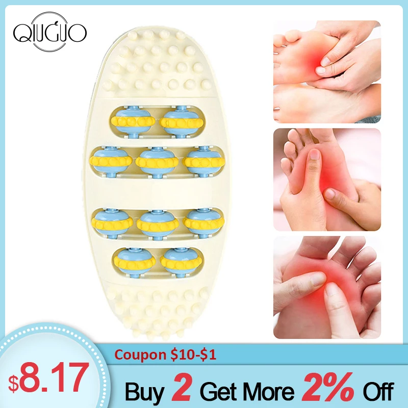

Foot Massage Roller Acupuncture Point Feet Arm Shoulder Massager Relieve Fatigue Stimulate Blood Circulation Foot Massage Tool