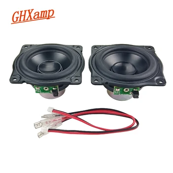

GHXAMP 3 INCH 15W Long Stroke Woofer MIDrange Speaker Low frequency Rubber Aluminum Diaphragm Loudspeaker DIY For AURA 1 Pairs