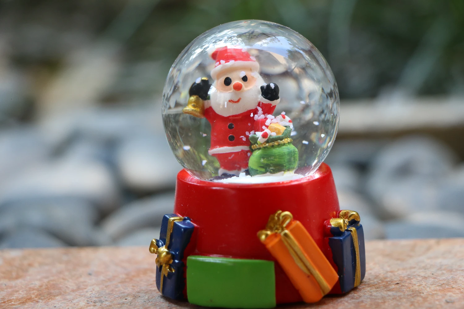 gift2 Шар со снегом Рождественский Снежный шар с Санта Клаусом Лось хрустальный шар снежные подарки на год Прямая поставка - Цвет: gift2