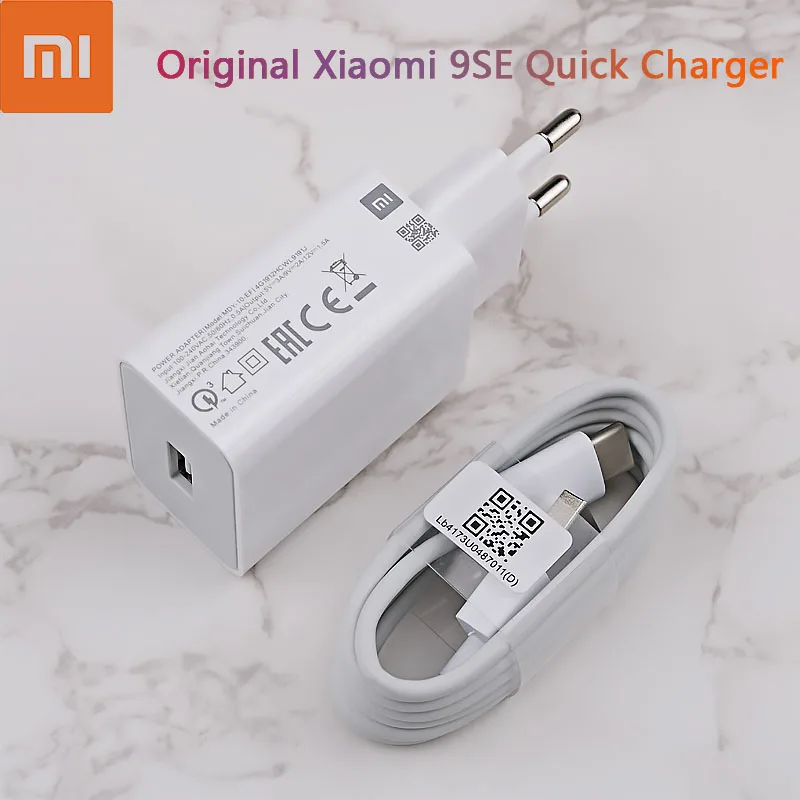 Xiaomi Redmi Note 9 9S Fast Charger QC3.0 18W Quick Charge Adapter Type C for Mi 9 10 9T Poco F2 Pro X2 X3 Redmi Note 7 8 9 Pro charger 100w