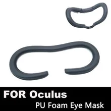 Сменная глазная повязка для лица из пенопласта для Rift гарнитура VR из искусственной кожи пенное покрытие Черные Аксессуары для виртуальной реальности покрытие маски