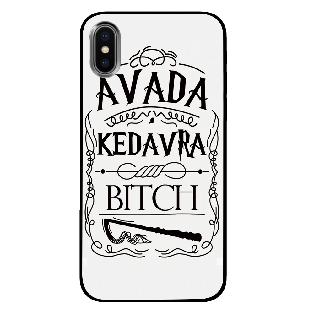 7 Avada Kedavra сука черные чехлы для телефонов iPhone 5 5S SE 6 6s 7 8 Plus X XS Max XR задняя крышка - Цвет: 7