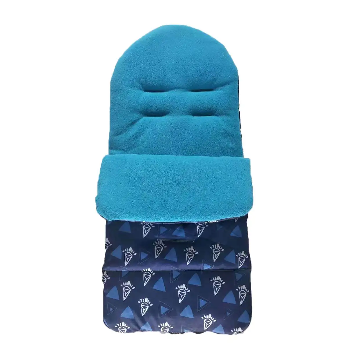 Ветрозащитная теплая детская коляска для сна во время прогулок муфта для ног Buggys коляска на колесиках коврик для ног муфта для ног для зимы - Цвет: Blue