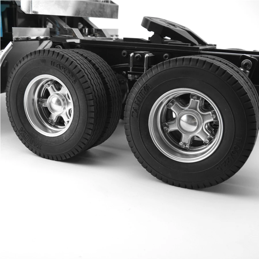 Металлические двойные шины Ступица колеса для Tamiya 1/14 RC ACTROS SCANIAA R620 BENZZ 3363 MAN TGX KING VOOLVO FH16 тракторный прицеп