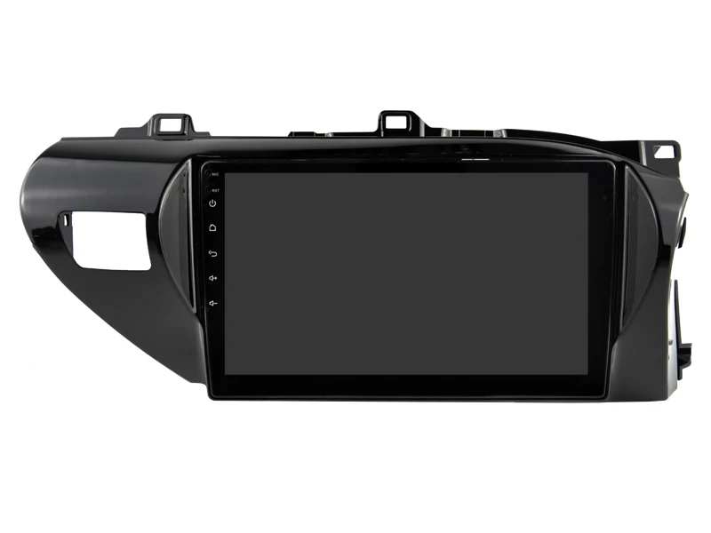 10," Android 9,0 OS автомобильный мультимедийный gps радио для Toyota Hilux- правый руль с большим углом обзора ips экран