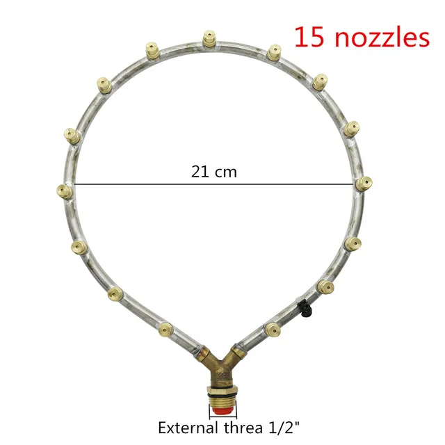 15 Nozzle and filter