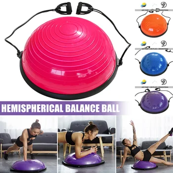 

Thick Yoga Balance Ball Semicircular Gym Ball Wave Speed Ball for Yoga Pilates Loose Weight FH99