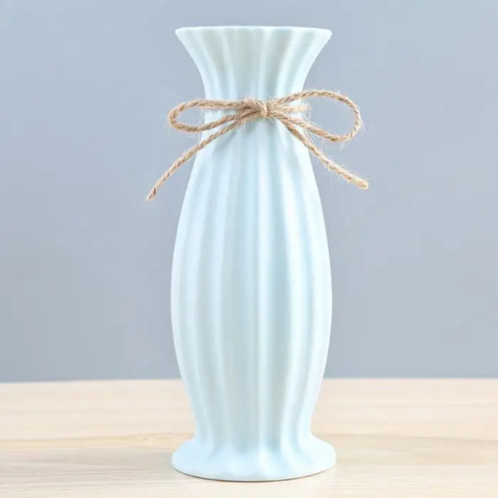 1 шт. Современная оригами пластиковая ваза белая имитация керамического цветочного горшка Цветочная корзина Цветочная ваза для украшения интерьера скандинавские украшения