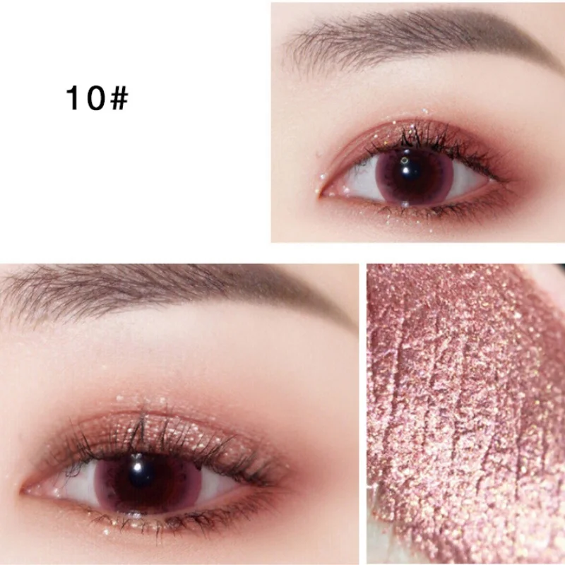 8 вариантов Фея блестящая жидкая тени для век Блеск тени для век ручка блеск металлический глаз косметический макияж