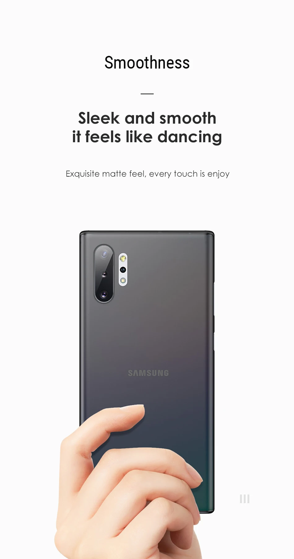 Benks Ultra-thin For iphone Phone Protective Case PP Shell For Samsung Note 10 Plus 10+ 360 Full Cover 0.4mm Glossy Fitted Case (3)