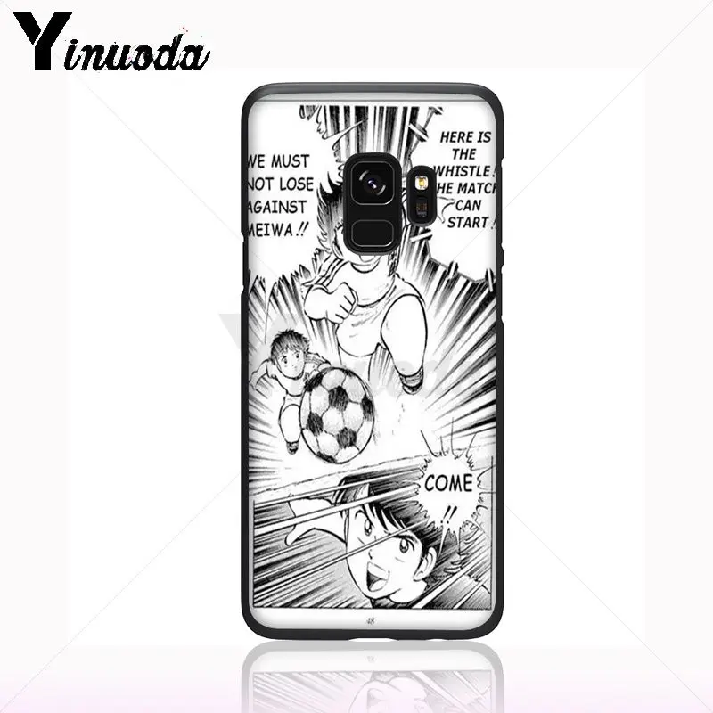 Anime Kapten Tsubasa Ozora Genzo Sepak Bola Lembut Ponsel Case untuk Samsung Galaxy S10plus S9 Plus S8plus S10E A50 A70 A10 Ponsel