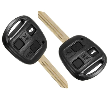 

3 Buttons Remote Control Key Case Fob Toy47 for Toyota Corolla Camry Yaris Hiace Avensis