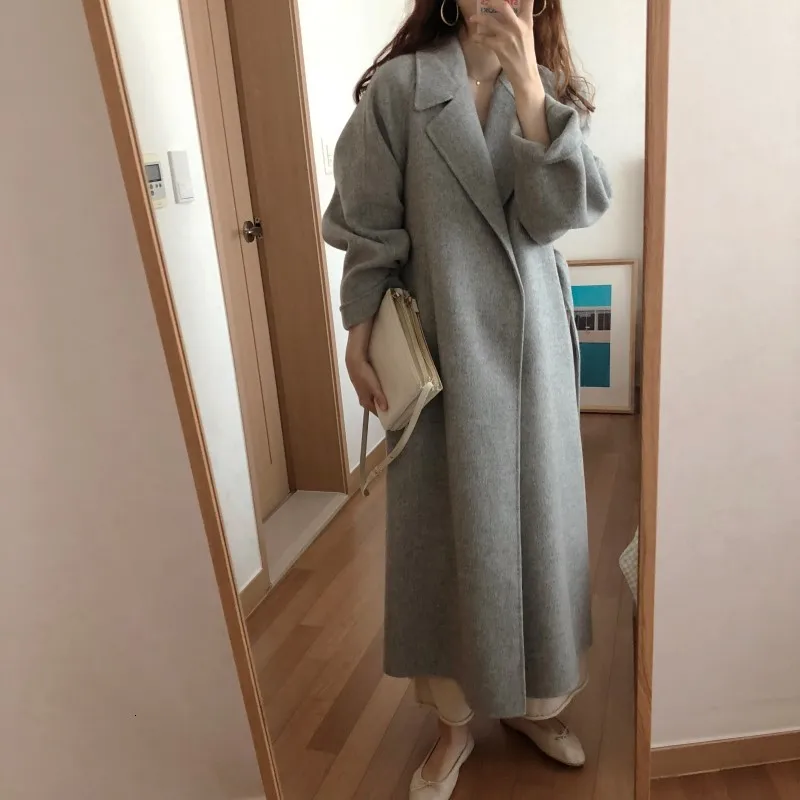 black puffer coat womens Women Winter Long Overcoat Outwear Coat Loose Plus Size Cardigans Long Sleeve Manteau Femme Hiver Elegant white bubble coat