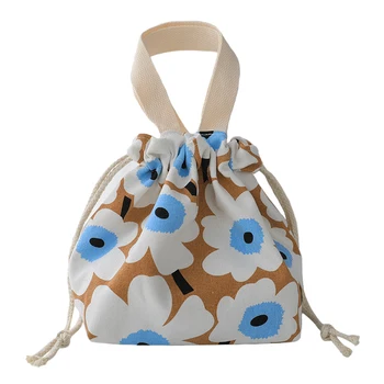 

Women Animal Prints Canvas Bag Reusable Shopping Tote Female Eco Cloth Floral Grocery Pack Girls Students Japanese Lunch Bags