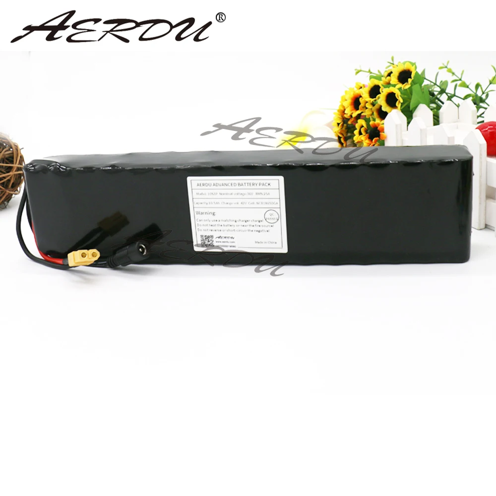 AERDU 36V 9.6Ah 600 ватт литиевая батарея Встроенный 20A BMS для xiaomi mijia m365 электровелосипед велосипед Скутер внутри для LG MH1 сотового