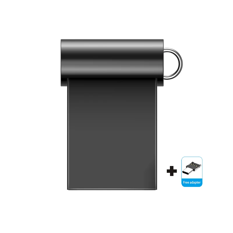 black-typec Супер мини-флеш-накопитель 64 ГБ 32 ГБ usb флеш-накопитель 128 ГБ металлическая Флешка 16 ГБ 8 ГБ 4 ГБ флеш-накопитель Водонепроницаемая usb флешка логотип на заказ - Цвет: black-typec
