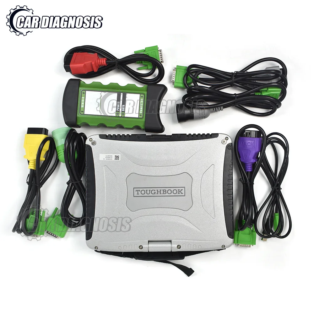 

Commercial Fleet engine Truck Diagnostics Scanner Tool with Noregon Heavy truck diagnosis DLA +Toughbook CF19/CF C2 /CF53 laptop