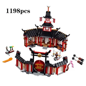 

2020 Hot sale compatible 70670 1198PCS Monastery Of Spinjtzu compatible lepining Ninjagoes Building Blocks Children's day gift