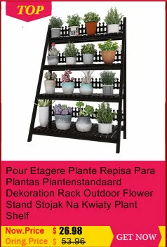 Wooden Shelves Stand Etagere Plante Plantenrekken Estante Para Plantas For Stojak Na Kwiaty Rack Balcony Flower Plant Shelf