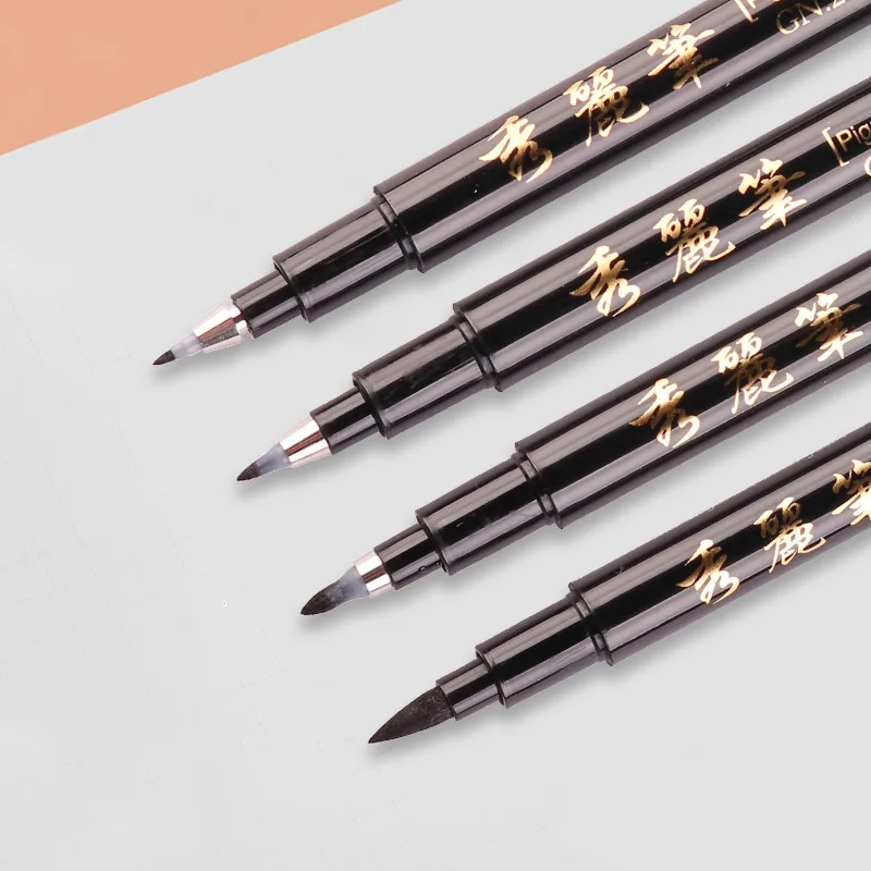 1pcs Calligraphy Pen Set Fine Liner Tip Medium Brush Pens for Signature