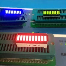 Led Display Module red blue green light bar|10-segment LED digital tube 20 pins 8 character 25x10mm DIY LED displays for Arduino