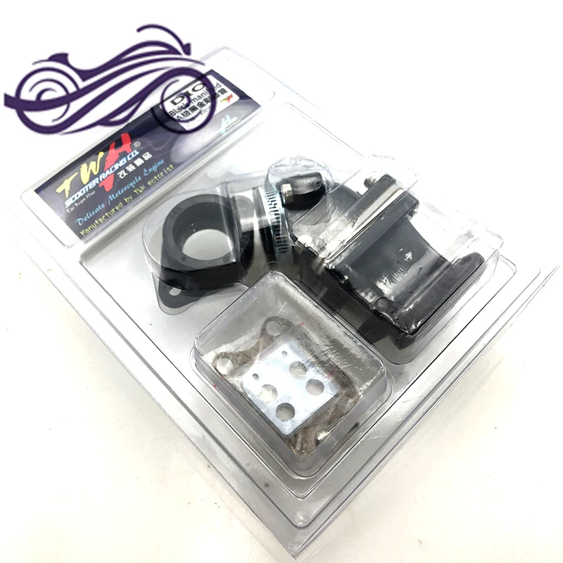 TWH Preto 2 cursos For Honda DIO Carburador intake intake manifold 50 DIO50 AF18 AF27 AF28 PWK rated CVK Made in Taiwan