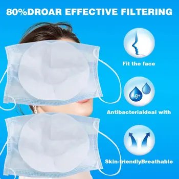 

Disposable Mask Filter Replacement Meltblown Cloth Mask Pads 3-Layer Mask Pad