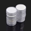 HOT-46 mm Coin Capsules Plastic Round Coin Holder Case and 7Sizes (16/20/25/27/30/38/46mm) Protect Gasket 3