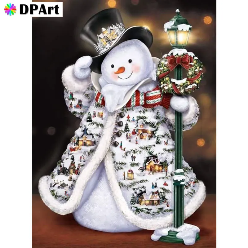 

Daimond Painting 5D Full Square/ Round Christmas Snowman Diamond Rhinestone Embroidery Crystal Cross Stitch Mosaic Gift M182