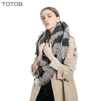 

Best selling new wave color striped imitation cashmere warm scarf shawl fashion wild essential winter scarf cashmere scarf