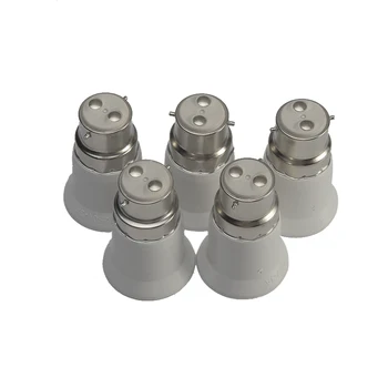 

Durable Light Bulb Base Lamp Holder Socket Anti-burning Screw Converter B22 To E27 Adapter Led